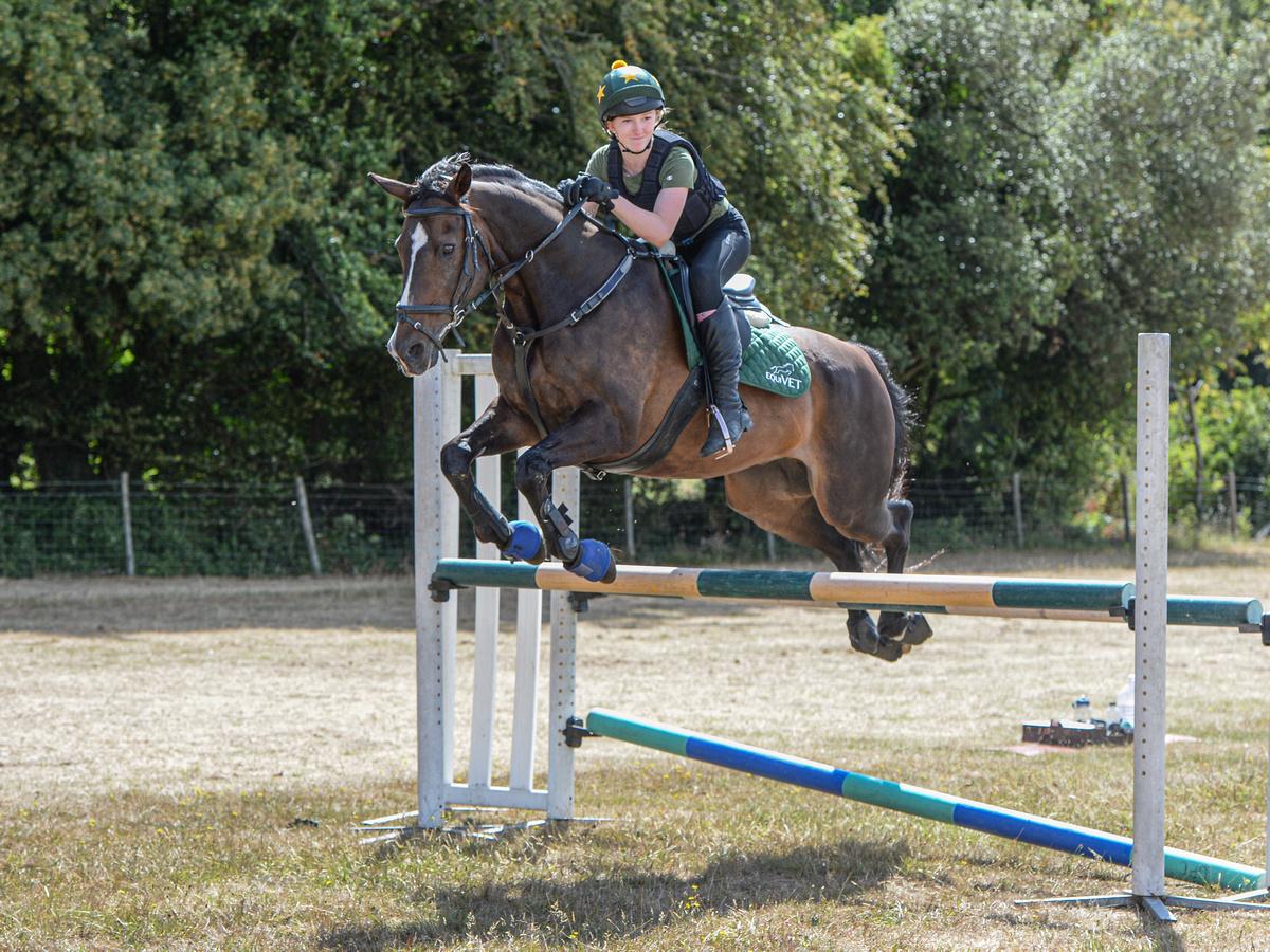 A fabulous big jump of 105cm, August 2026